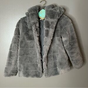 Apparis Gray faux fur Jacket